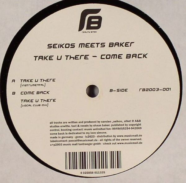 Seikos - Take U There - Come Back - Used Vinyl Record 12" image 1