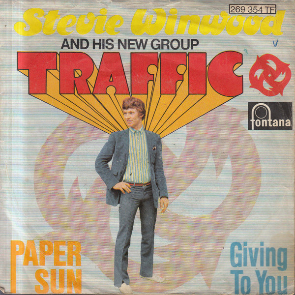 Steve Winwood - Paper Sun - Used Vinyl Record 7" image 1