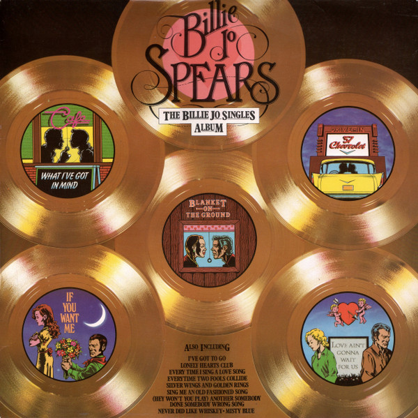 Billie Jo Spears - Billie Jo Singles Album - Used Vinyl Record image 1