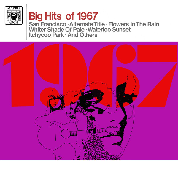Various - Big Hits Of 1967 - Used Vinyl Record image 1