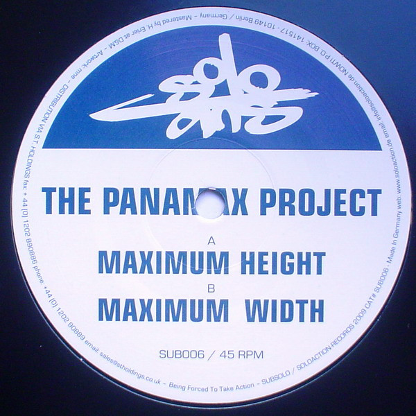 Panamax Project - Maximum Height / Maximum Width - Vinyl Record 12" image 1