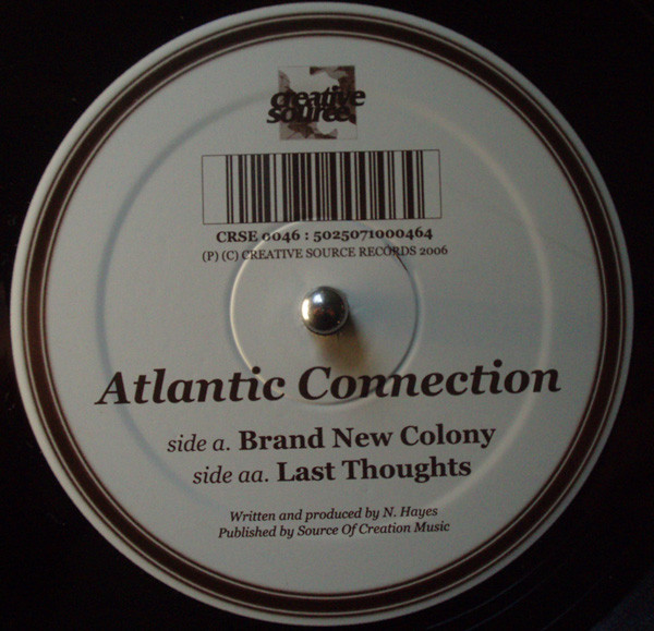 Atlantic Connection - Brand New Colony / Last Thoughts - Vinyl Record image 1