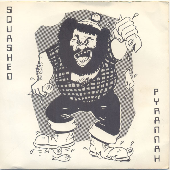 Squashed Pyrannah - Heartstop - Used Vinyl Record 7" image 1