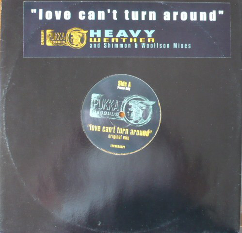 Heavy Weather - Love Can't Turn Around - Used Vinyl Record 12 image 1