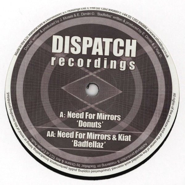 Need For Mirrors - Donuts / Badfellaz - Vinyl Record 12" image 1
