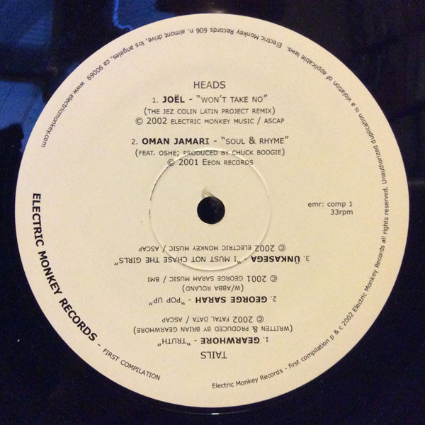 Various - Electric Monkey Records - First Compilation - Vinyl Record image 1