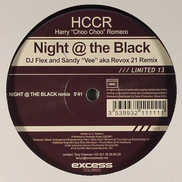 Harry "Choo Choo" Ro - Night @ The Black (DJ Flex And Sandy "Vee" Aka image 1