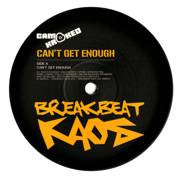 Camo & Krooked - Can't Get Enough / Without You - Vinyl Record 12" image 1