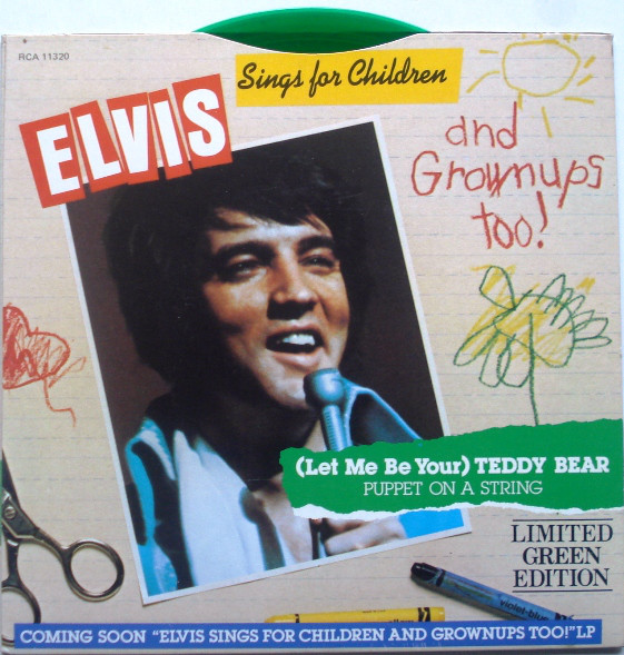 Elvis Presley - (Let Me Be Your) Teddy Bear - Used Vinyl Record 7" image 1