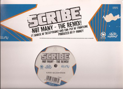 Scribe - Not Many - The Remix! - Vinyl Record 12" image 1