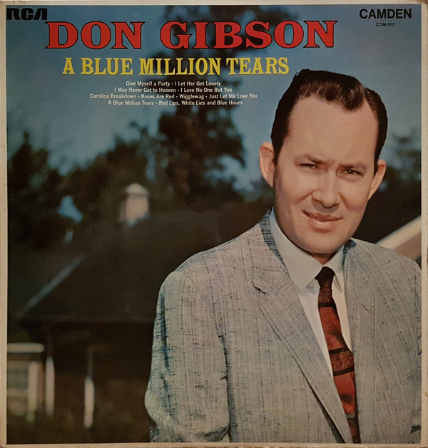 Don Gibson - A Blue Million Tears - Used Vinyl Record image 1