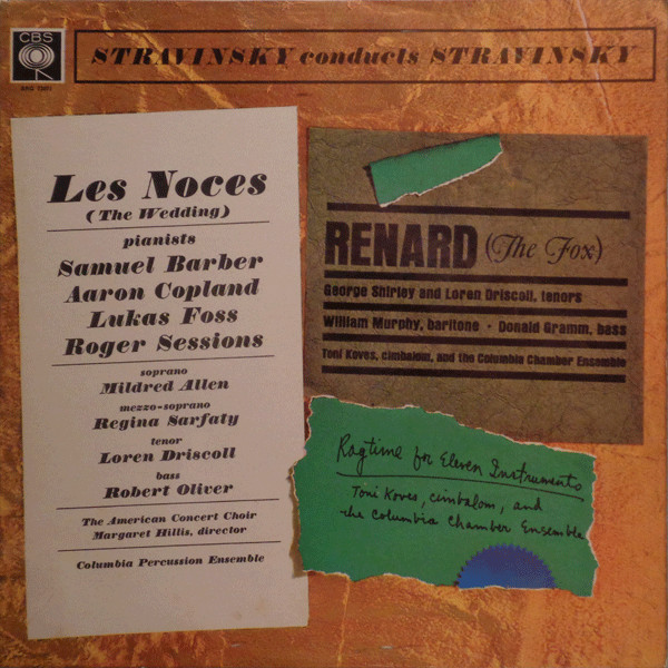 Igor Stravinsky - Les Noces (The Wedding) / Renard (The Fox) / Ragtim image 1