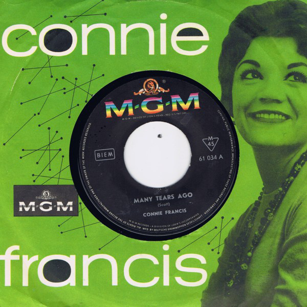 Connie Francis - Many Tears Ago / Senza Mama (With No One) - Used Vin image 1