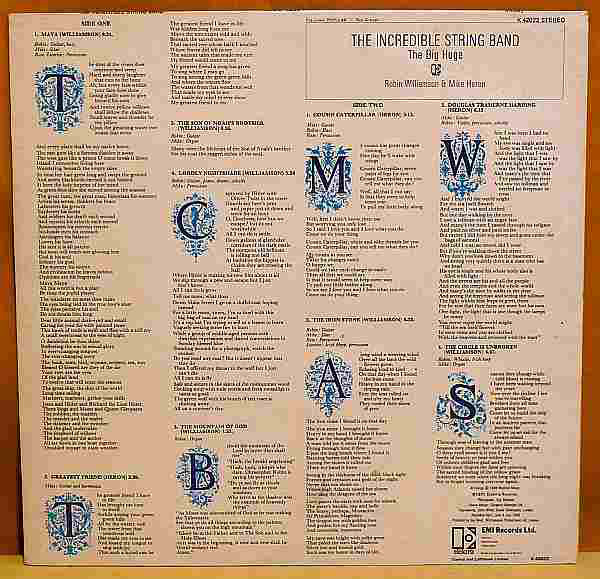 Incredible String Ba - Big Huge - Used Vinyl Record image 1