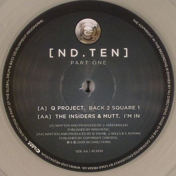 Q Project - [ND.Ten] Part One - Vinyl Record 12" image 1