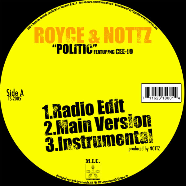 Royce Da 5'9" - Politics - Vinyl Record 12" image 1