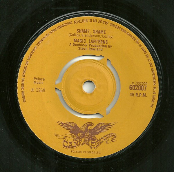 Magic Lanterns - Shame, Shame - Used Vinyl Record 7" image 1