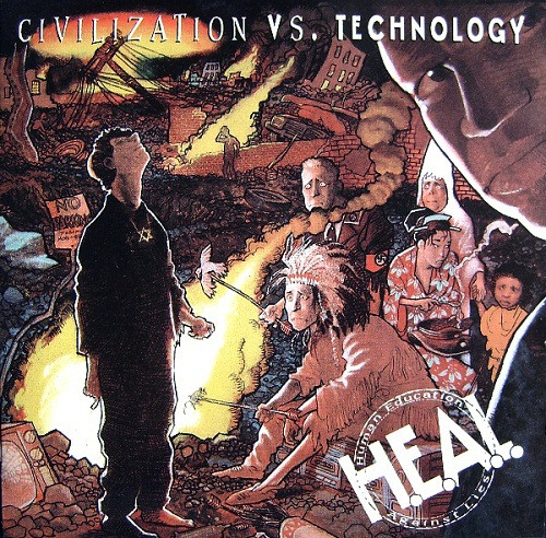 H.E.A.L. Human Educa - Civilization Vs. Technology - Used Vinyl Recor image 1