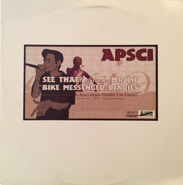 Apsci - See That / Bike Messenger Diaries - Used Vinyl Record 12" image 1