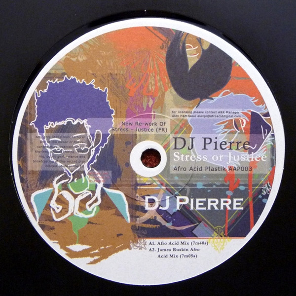 DJ Pierre - Stress Or Justice - Vinyl Record 12" image 1