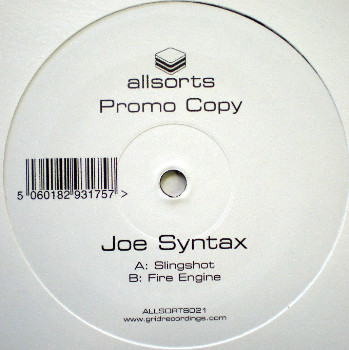 Joe Syntax - Slingshot / Fire Engine - Vinyl Record 12" image 1