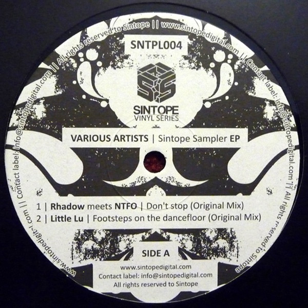 Various - Sintope Sampler EP - Vinyl Record 12" image 1