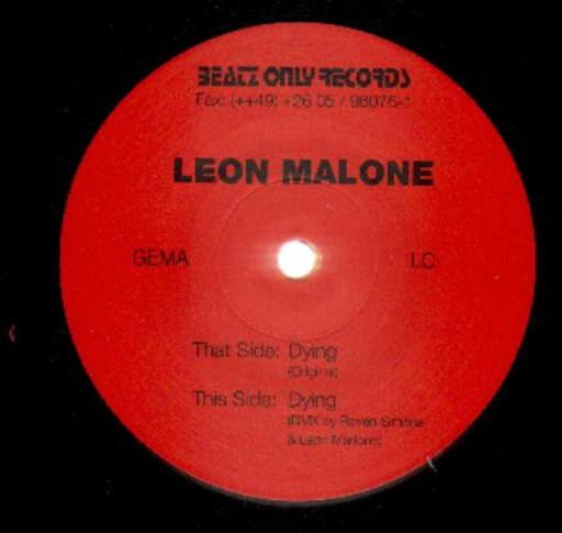 Leon Malone - Dying - Used Vinyl Record 12" image 1