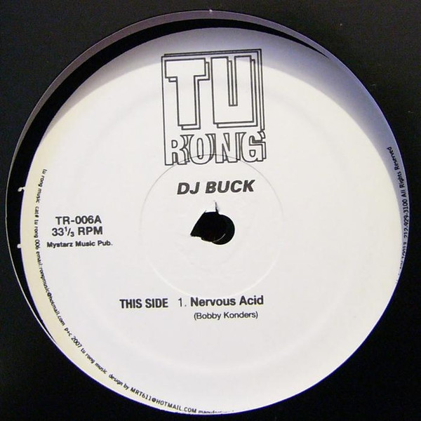 DJ Buck - Nervous Acid - Vinyl Record 12" image 1