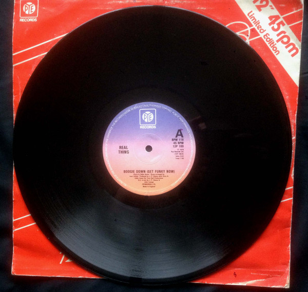 Real Thing - Boogie Down (Get Funky Now) - Used Vinyl Record 12" image 1