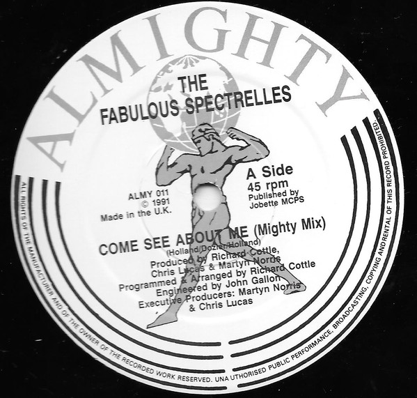 Fabulous Spectrelles - Come See About Me - Used Vinyl Record 12" image 1