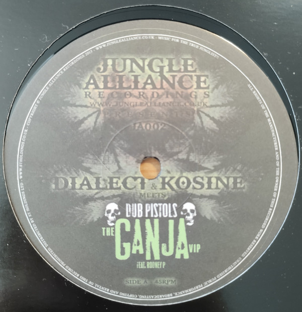 Kosine & Dialect - Ganja VIP / No Need To Tell Ya - Vinyl Record 12" image 1