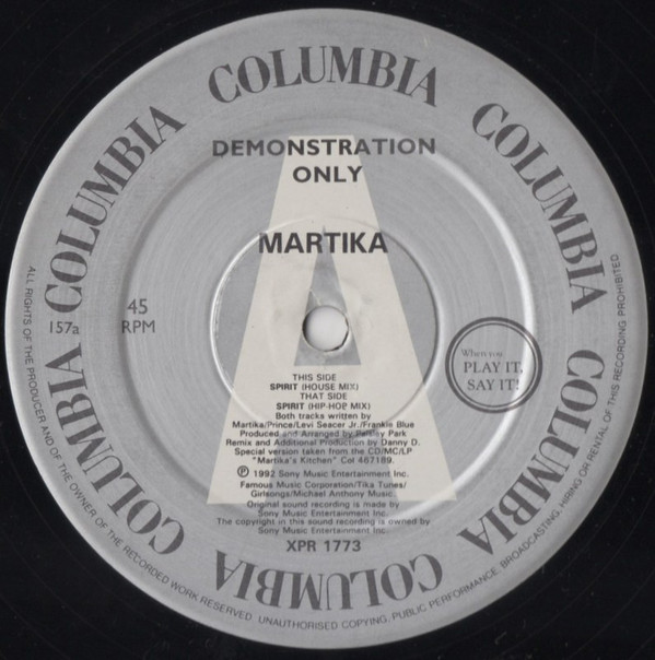 Martika - Spirit - Used Vinyl Record 12" image 1