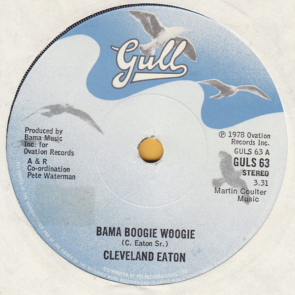 Cleveland Eaton - Bama Boogie Woogie - Used Vinyl Record 7" image 1