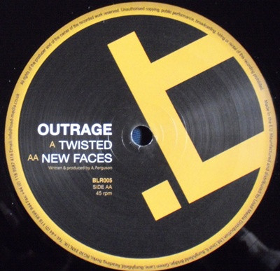 Outrage - Twisted / New Faces - Vinyl Record 12" image 1
