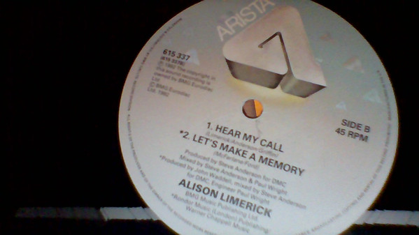 Alison Limerick - Hear My Call - Used Vinyl Record 12" image 1