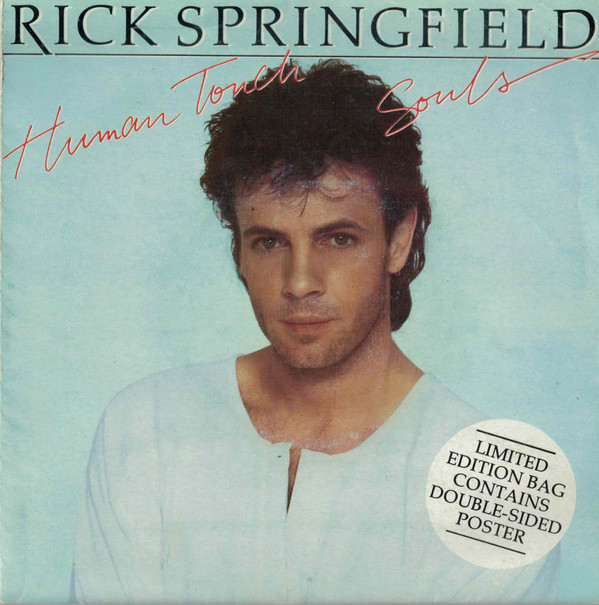 Rick Springfield - Human Touch / Souls - Used Vinyl Record 7" image 1