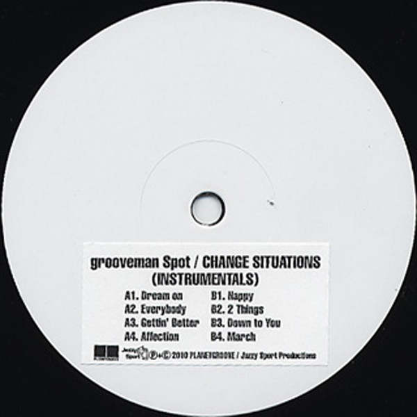 grooveman Spot - Change Situations Instrumentals - Vinyl Record image 1