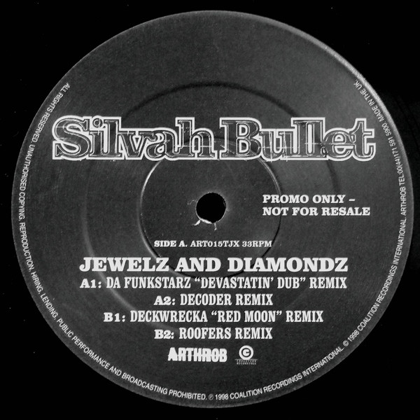 Silver Bullet - Jewelz And Diamondz - Used Vinyl Record 12" image 1