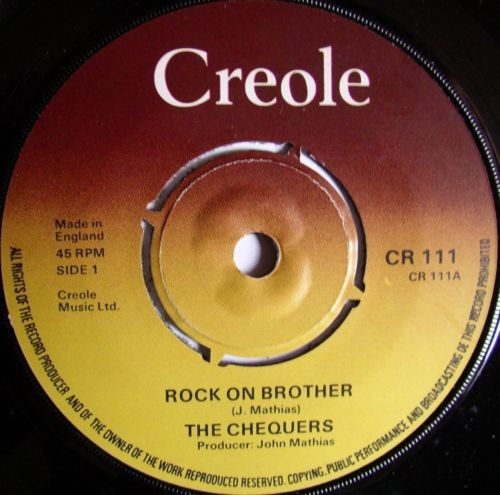 Chequers - Rock On Brother - Used Vinyl Record 7" image 1