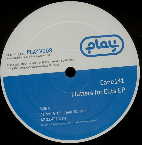 Cane 141 - Flutters For Cuts EP - Used Vinyl Record 12" image 1