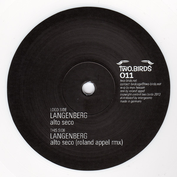 Langenberg - Alto Seco - Vinyl Record 10" image 1