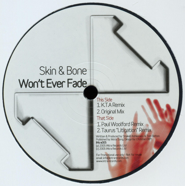 Skin & Bone - Won't Ever Fade - Vinyl Record 12" image 1