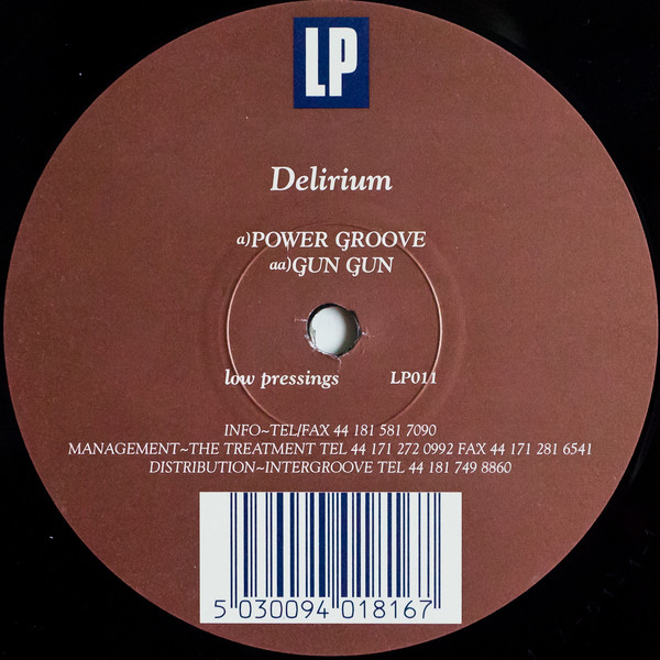 Delirium - Power Groove / Gun Gun - Used Vinyl Record 12" image 1