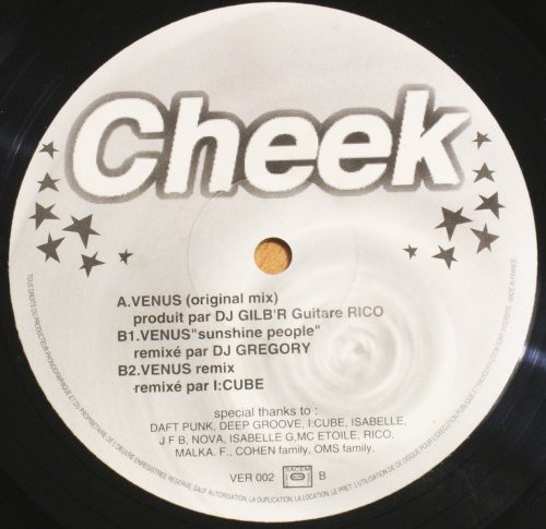 Cheek - Venus (Sunshine People) - Vinyl Record 12" image 1