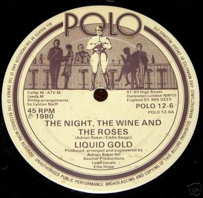 Liquid Gold - Night, The Wine And The Roses - Used Vinyl Record 12" image 1