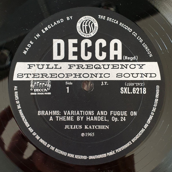 Johannes Brahms - Complete Piano Works Vol. 7 - Used Vinyl Record image 1