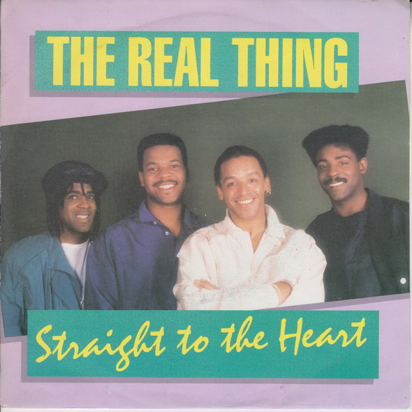 Real Thing - Straight To The Heart - Used Vinyl Record 7" image 1