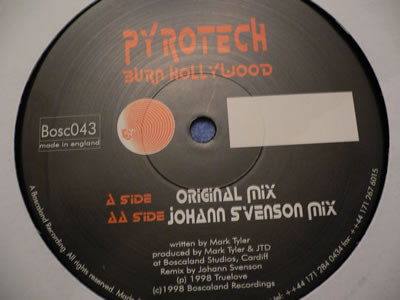 Pyrotech - Burn Hollywood - Used Vinyl Record 12" image 1