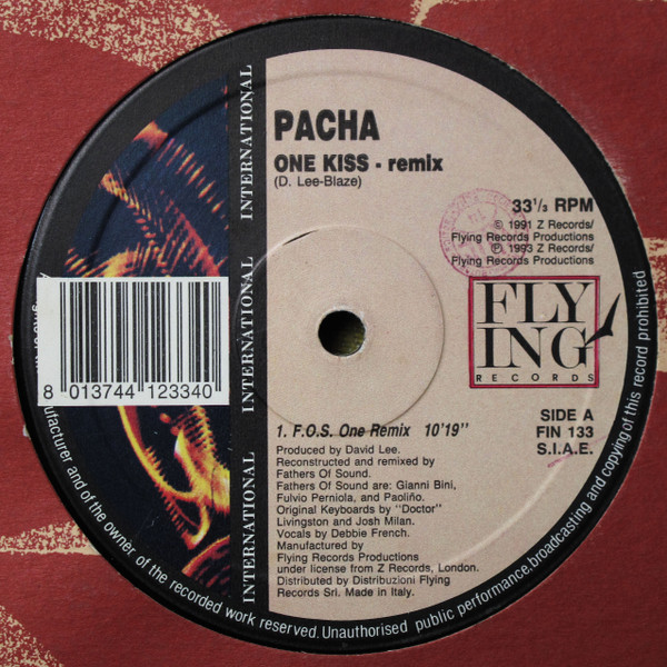Pacha - One Kiss (Remix) - Used Vinyl Record 12" image 1