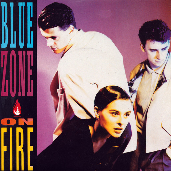 Blue Zone - On Fire - Used Vinyl Record 7" image 1